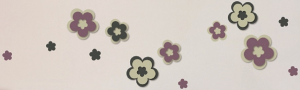 STICKERS 3D FLOWERS