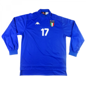 1998-00 ITALY shirt HOME L #17