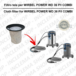 POWER T D 36 P/ I COMBI Filtre Toile pour aspirateur WIRBEL