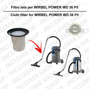 POWER T D 36 P/I Filtre Toile pour aspirateur WIRBEL