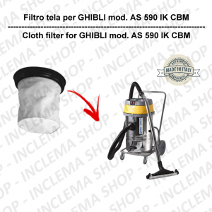  AS 590 IK CBM  Canvas Filter for vacuum cleaner GHIBLI