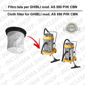  AS 590 P/IK CBN  Filtre Toile pour aspirateur GHIBLI