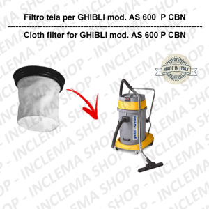 AS 600 P CBN Canvas Filter for vacuum cleaner GHIBLI