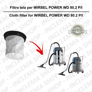  POWER WD 80.2 P/I Filtre Toile pour aspirateur WIRBEL