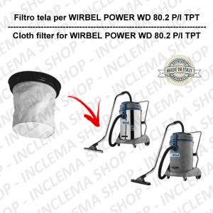  POWER WD 80.2 P/I TPT Canvas Filter for vacuum cleaner WIRBEL
