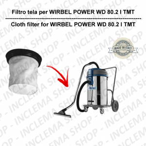  POWER WD 80.2 I TMT Filtre Toile pour aspirateur WIRBEL
