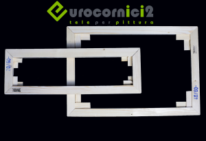 Telai 150x120 per tele - standard - profilo 2 cm - in legno di abete stagionato