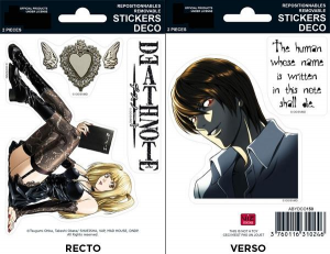 Death Note L Misa Raito mini stickers 16 x 11 cm