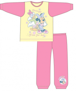 Disney Minnie pigiama  bambina rosa  nero cotone da 1 a 4 anni