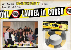Nastro Laurea Party In Corso Gadget Festa 50 metri