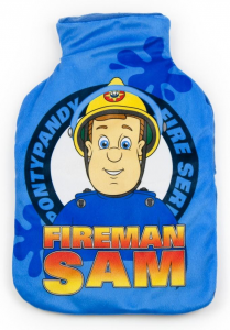 Sam Pompiere Fireman Sam bottiglia acqua calda scaldaletto peluche velcro