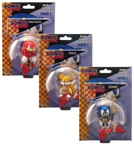 Sega Sonic Hedgehog mini figure 7 cm collezione originale blister
