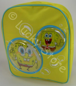 Spongebob zaino 3D asilo 30 cm nuovo originale zainetto