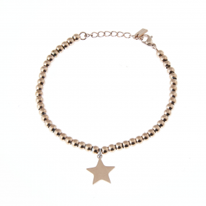 BRACCIALE STELLINA ARGENTO ORO O ORO ROSA PERSONALIZZABILE