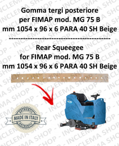 MG 75 B Bavette arrière pour Autolaveuse FIMAP