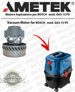 GAS 15 PS AMETEK vacuum motor  for vacuum cleaner BOSCH