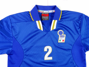 1996-97 Italia Maglia Home PLAYER ISSUE #2 Ferrara L (Top)