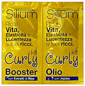 Silium - Kit Curly - Vitalita' e Lucentezza ai Tuoi Capelli Ricci - con Riso & Jojoba