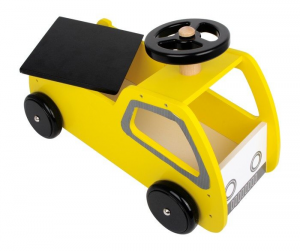 Macchina a spinta veicolo in legno giocattolo motorio per bambini