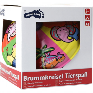 Acquista Trottola giocattolo lenitivo per bambini con sonaglio animale  colorato ecologico in plastica per comfort emotivo