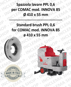IINNOVA 85 Cleaning BRUSH  in PPL 0,60 Dimensions ø 410 X 55 for scrubber dryers COMAC