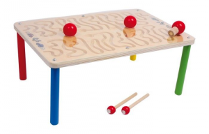 Labirinto tavolo da gioco con percorso magnetico in legno