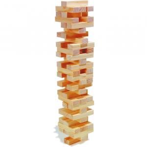 Torre traballante in legno gioco didattico costruzioni Legler 8004