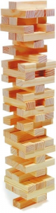 Torre traballante in legno gioco didattico costruzioni Legler 8004