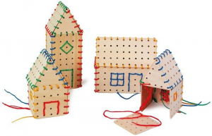 Costruzioni componibili in legno gioco per bambini 32 pezzi
