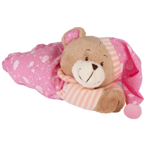 Carillon Peluche Orsetto Rosa con musica e suoni