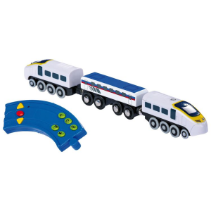 Trenino elettrico giocattolo con locomotiva telecomando e suoni
