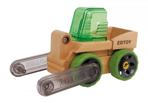 Carrello elevatore in legno Camion da costruire giocattolo bambini