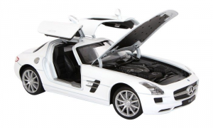 Modellino auto in metallo Mercedes-Benz SLS AMG con portiere apribili