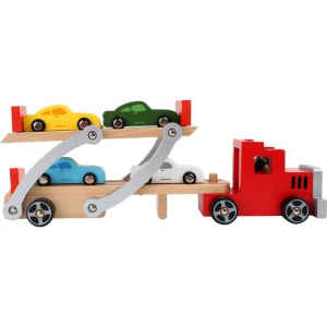 Camion trasporto automobili in legno gioco giocattolo bambini