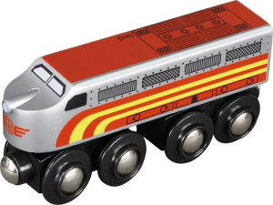 Locomotive in legno colorato ferrovia set da 24 Espositore display per negozio edicola