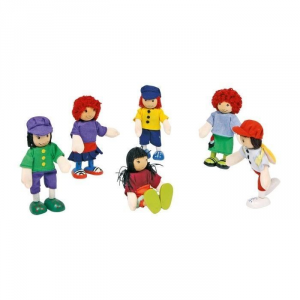Kit 6 personaggi per casa delle Bambole  Amici