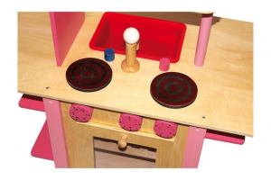 Cucina All in one in legno Rosa giocattoli per bambine