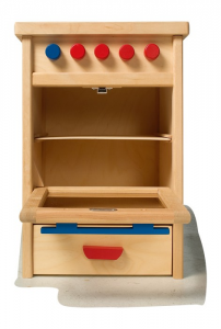 Fornello/cucina giocattolo in legno per bambina/bambino