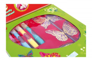 Suncatcher Butterflies 3D Decora e colora ali di farfalla Gioco creativo per bambini