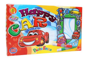 Set Cornici da colorare Happy Car
