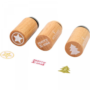 Display espositore tamponcini per Timbri natalizi Woodies Legler 10310