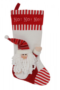 Stivali in tessuto decorazione ed addobbo per Natale