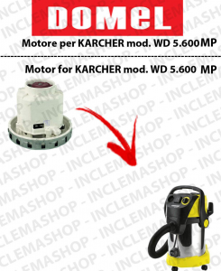 WD 5.600 MP Motore aspirazione DOMEL per Aspirapolvere KARCHER - 230 V 1350 W