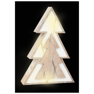 Albero illuminato, design tronco d'albero Lampada Decorazione Natalizia