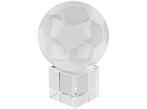 Pallone da calcio con base in vetro