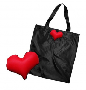 Shopper nera cuore
