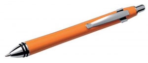 Penna metallo color arancione