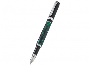 Penna stilografica fusto marmo verde