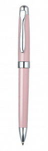 Penna in metallo rosa lucido