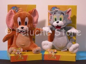Tom & Jerry peluche 25 cm velluto in blister Nuovo Originale